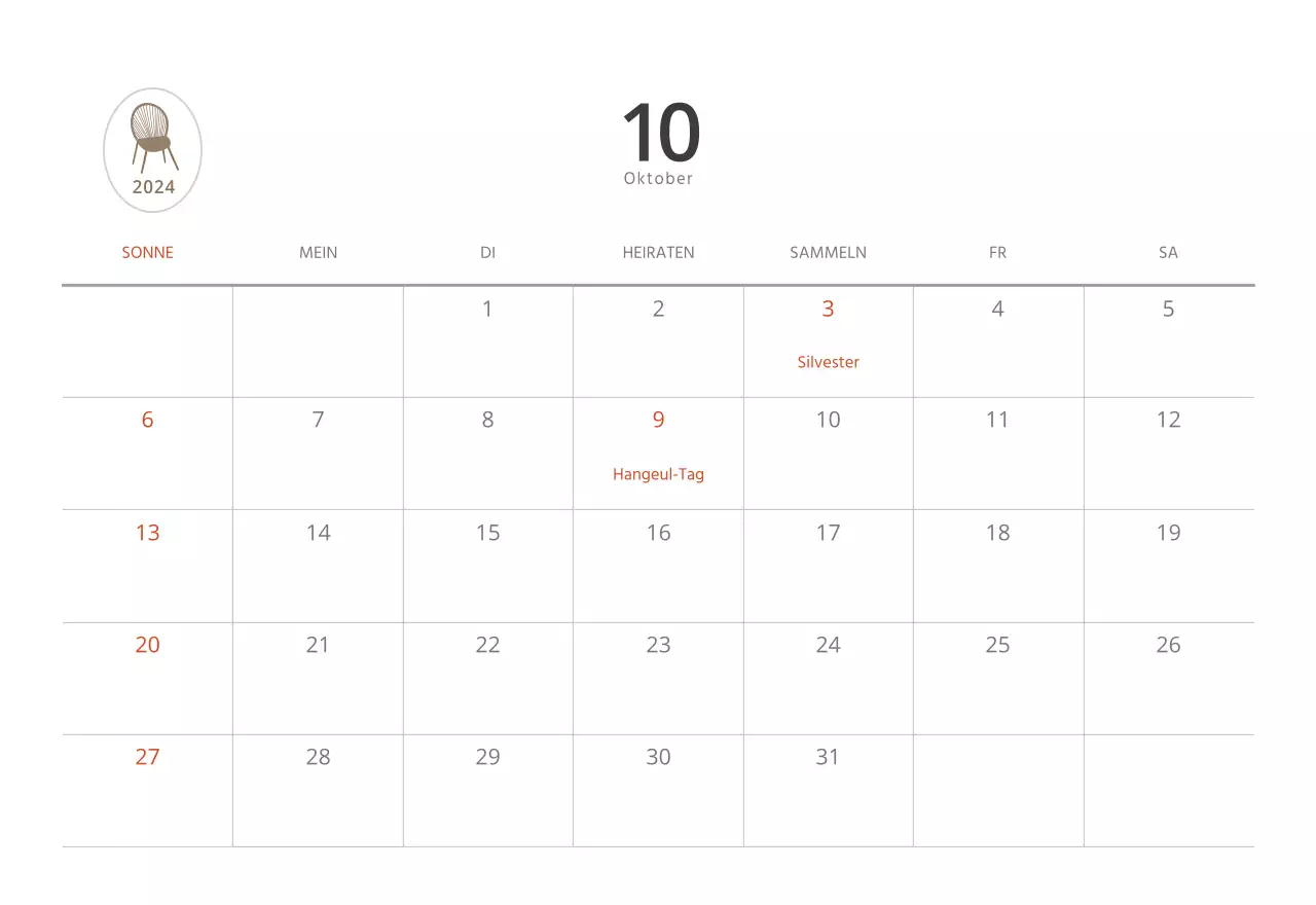 Einfache, natürliche Möbel in Beige und neutralen Farben
