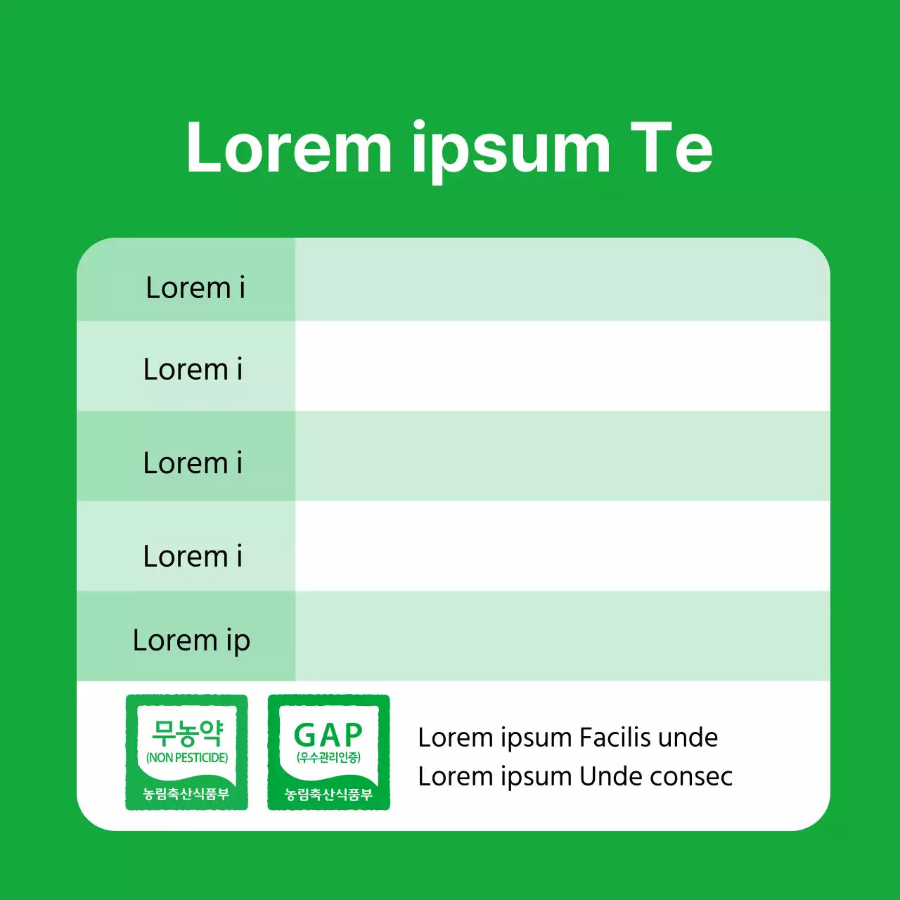 Saubere Etiketten zur Lebensmittelaufbewahrung mit grüner Schrift
