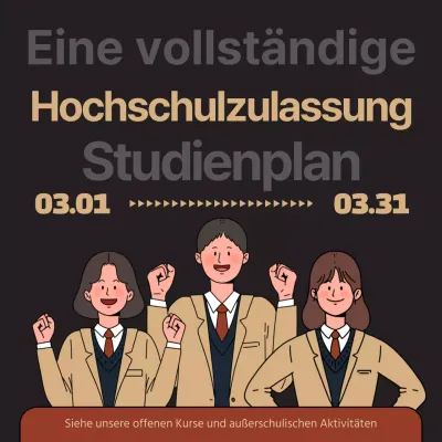 black and beige lucky academy Anmeldeaktion