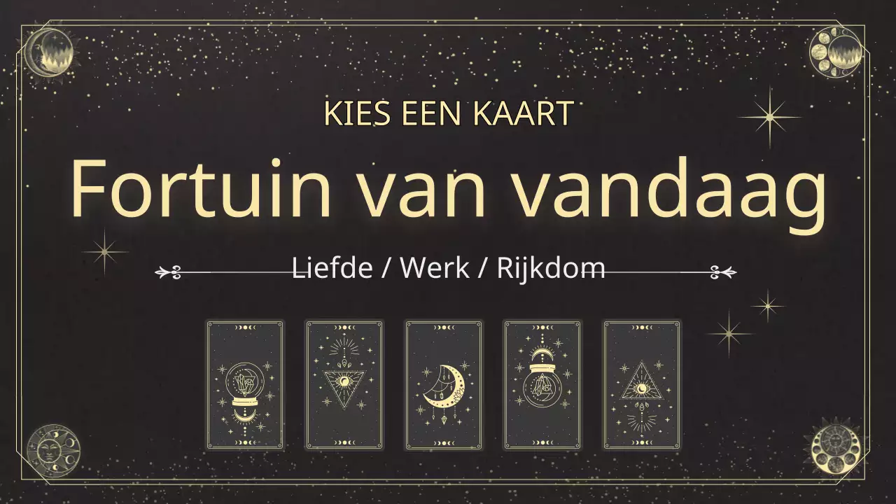 Tarotkaartlezing voor de tweede helft van het jaar in zwart en beige
