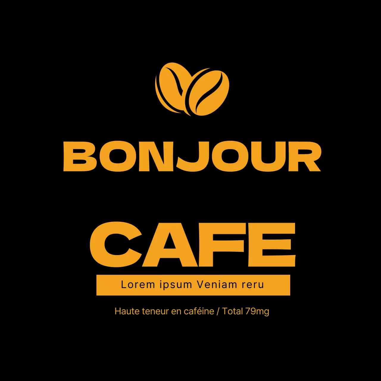 Autocollants pour étiquettes de café hollandais