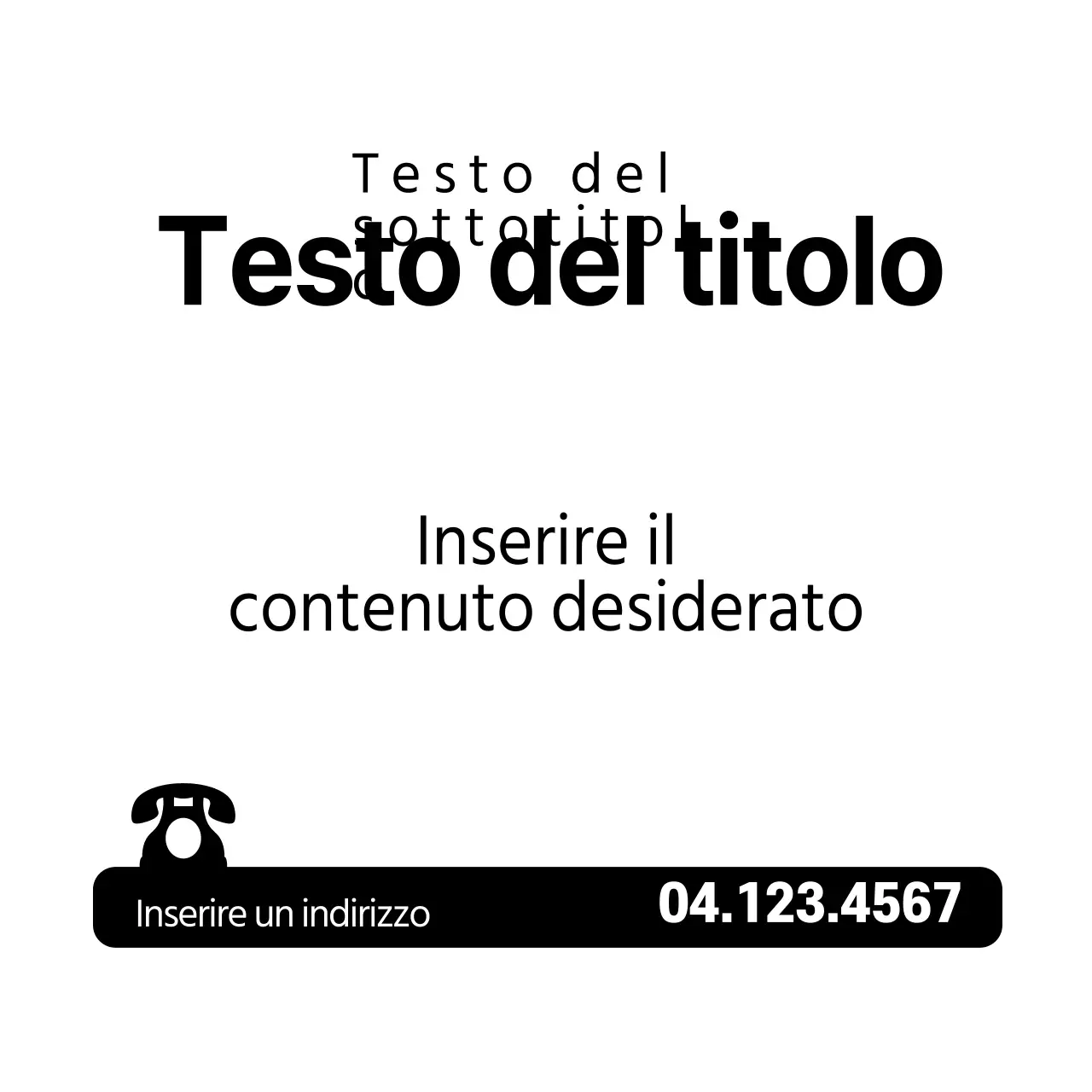 TitoloTesto_SquareBanner