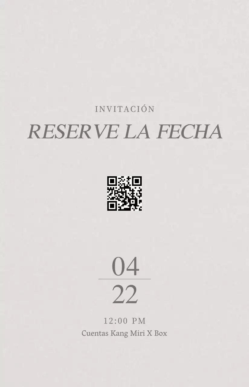 Una invitación de boda estilo tarjeta fotográfica con una foto de boda en blanco y negro de lo más relajante