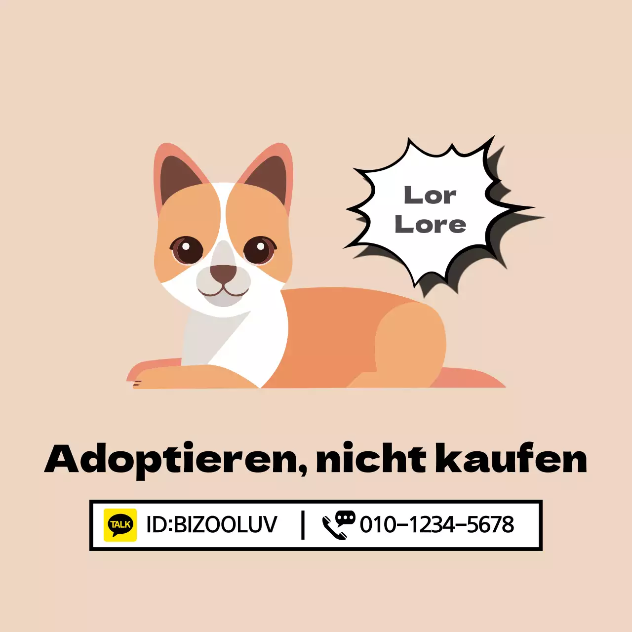 Adoptieren, nicht kaufen