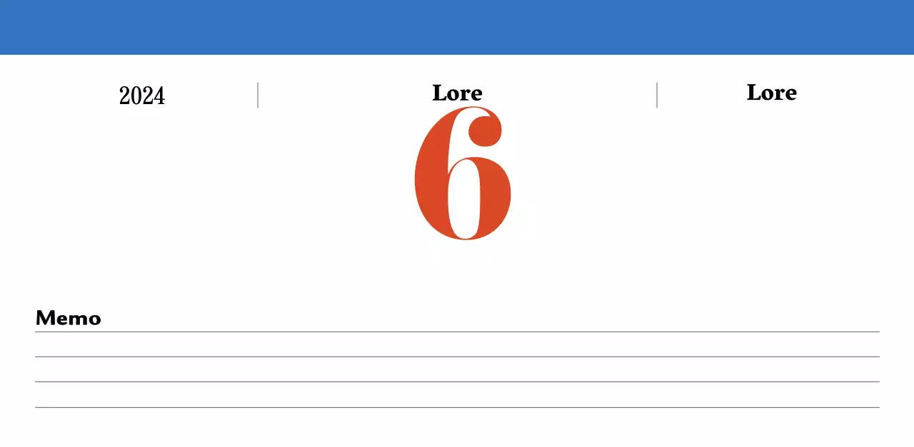 Retro-Konzept Nostalgie-Kalender in rot und blau