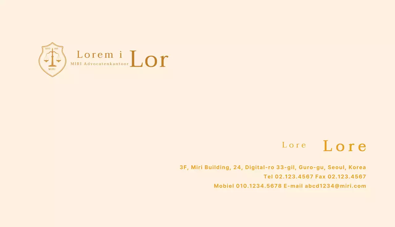 Beige advocatenkantoor