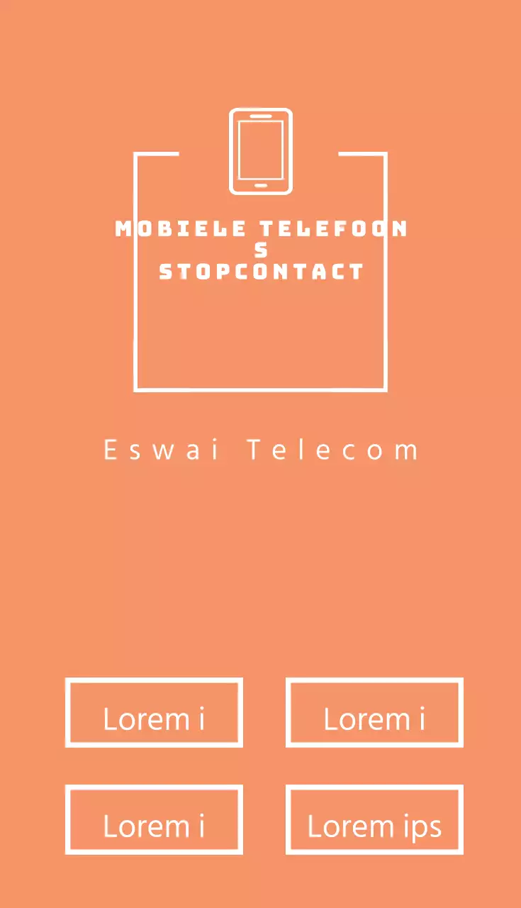 Mobiele telefoon verkooppunten
