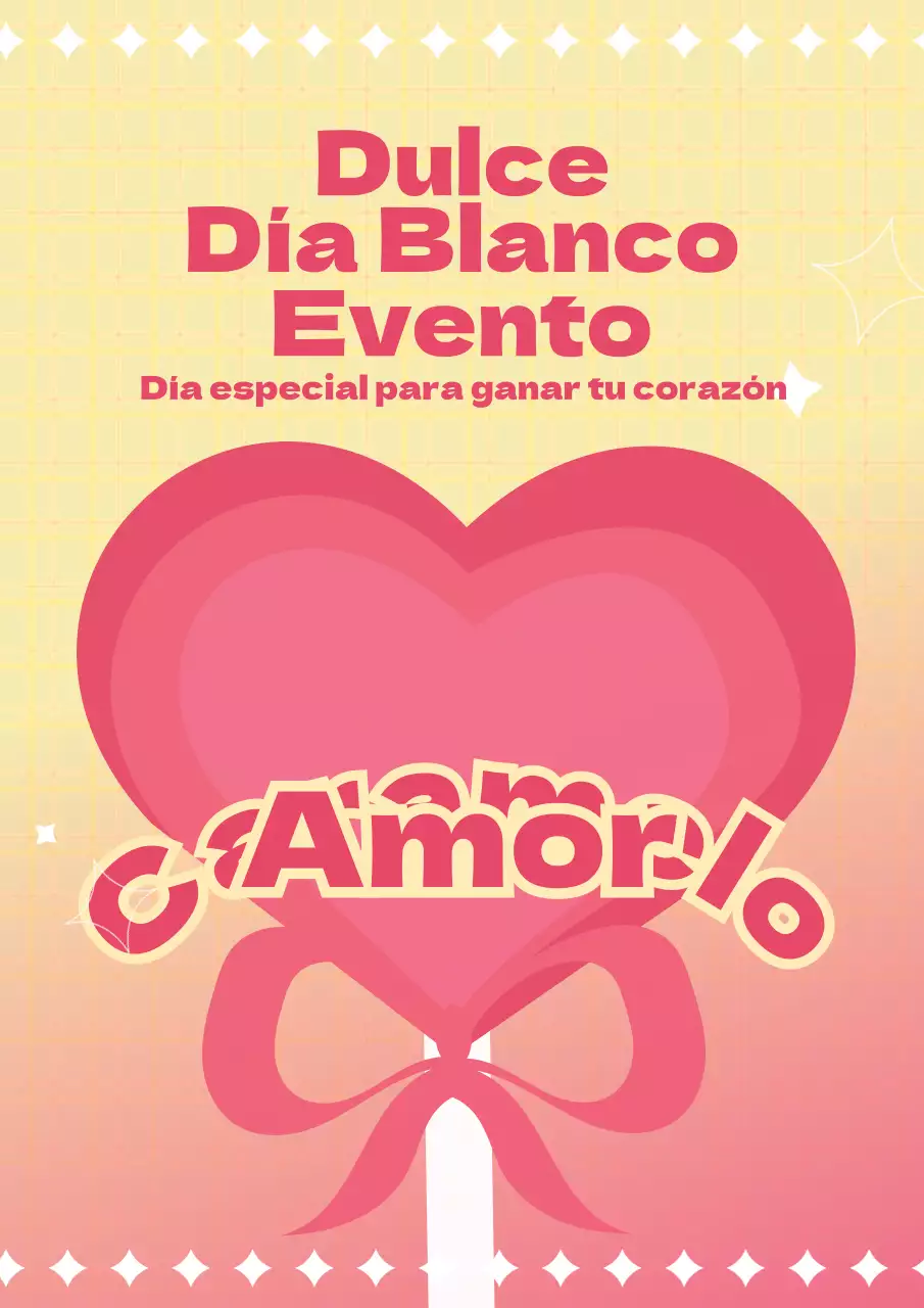 Celebración del Día Blanco con piruletas de corazón rosa