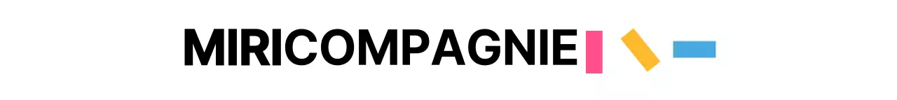 Rouge et jaune bleu formes simples combinaison logo style entreprise