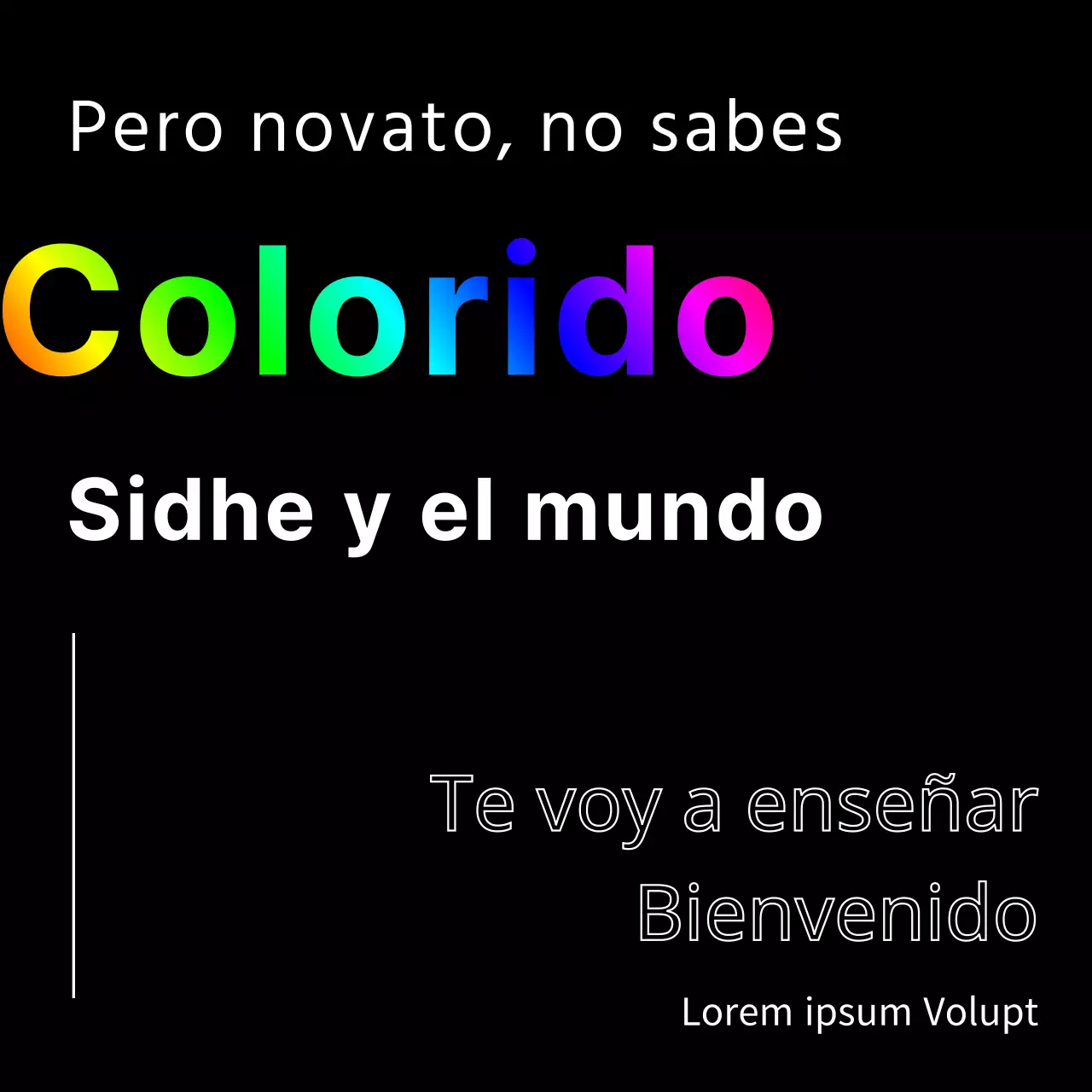Dé la bienvenida a los nuevos estudiantes con un colorido diseño en negro