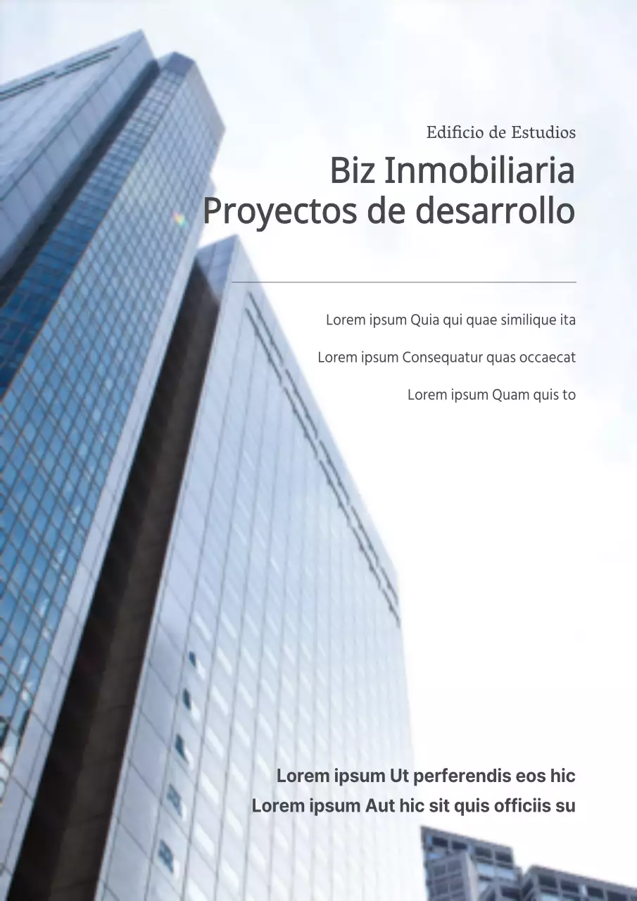 Cartel promocional de seminario empresarial con énfasis fotográfico en tonos azules