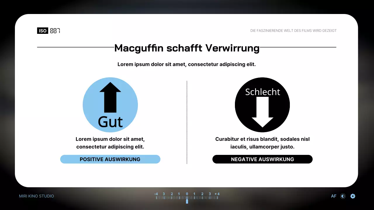 Einführung von Filmbegriffen anhand des Sucherthemas