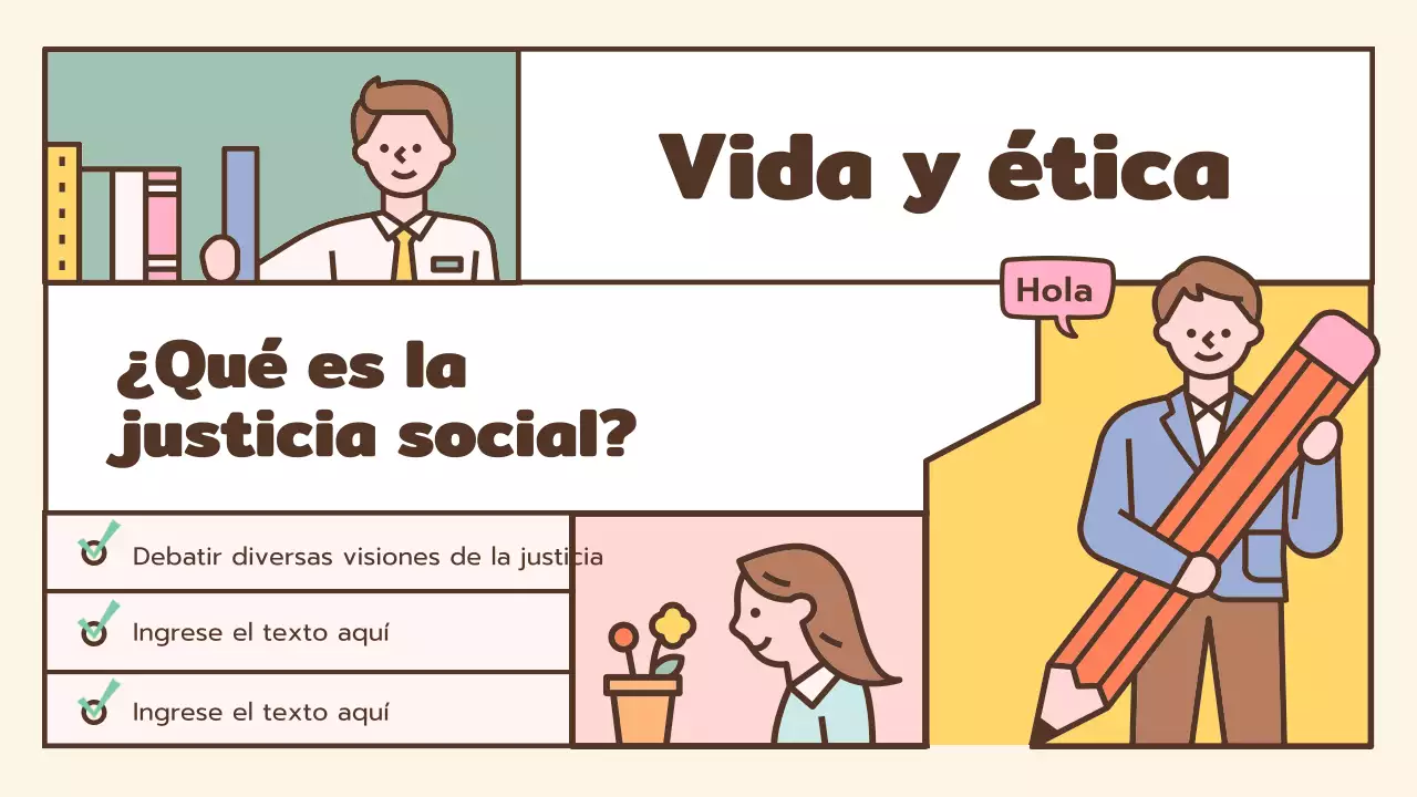 Bonitas lecciones de vida y ética en tonos marrones y pastel