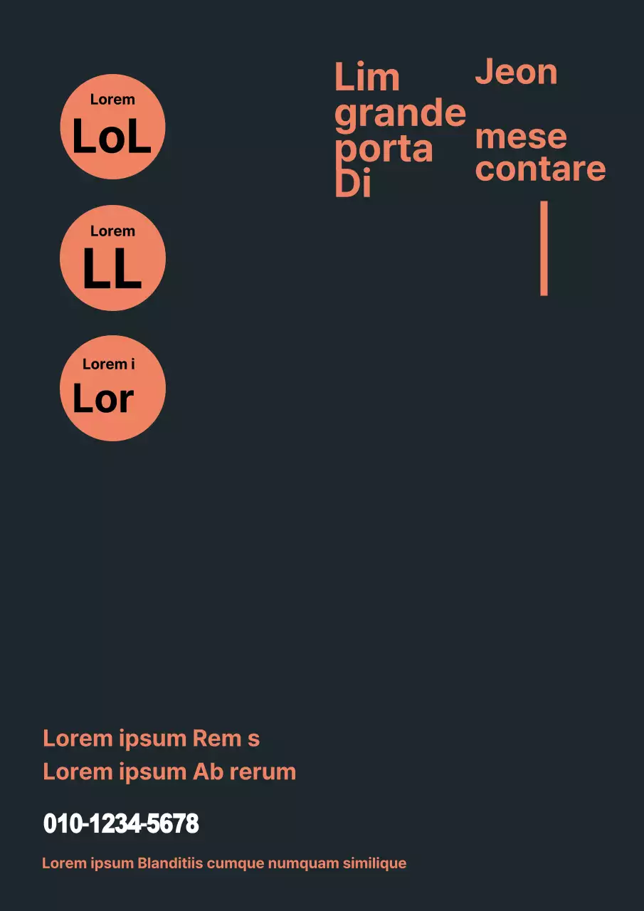 Un annuncio per l'affitto di un appartamento con un design pulito e ricco di testo