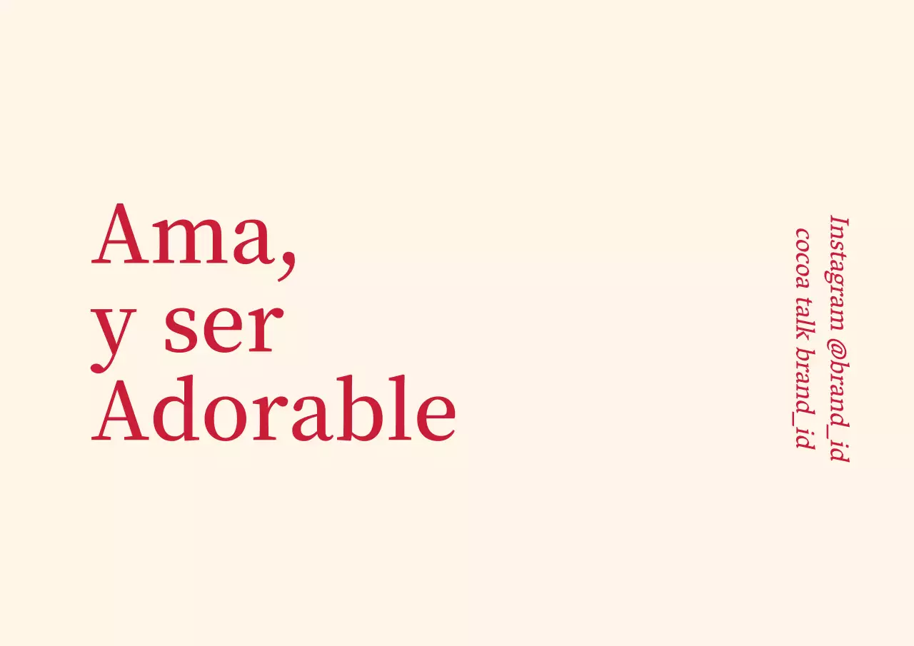 Etiqueta de marca sólida rojo albaricoque