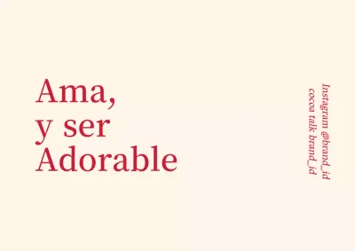 Etiqueta de marca sólida rojo albaricoque