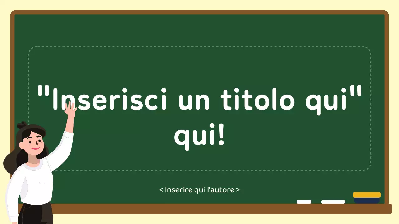 Guida alla concettualizzazione su lavagna bianca e verde