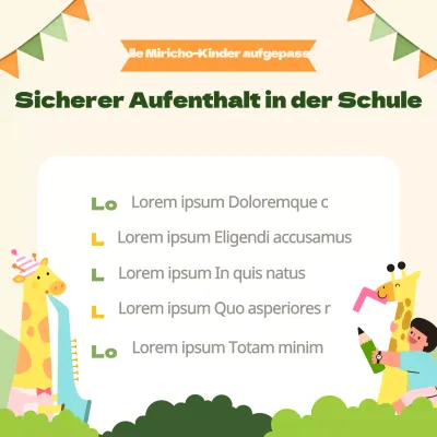 Verhalten in der Schule