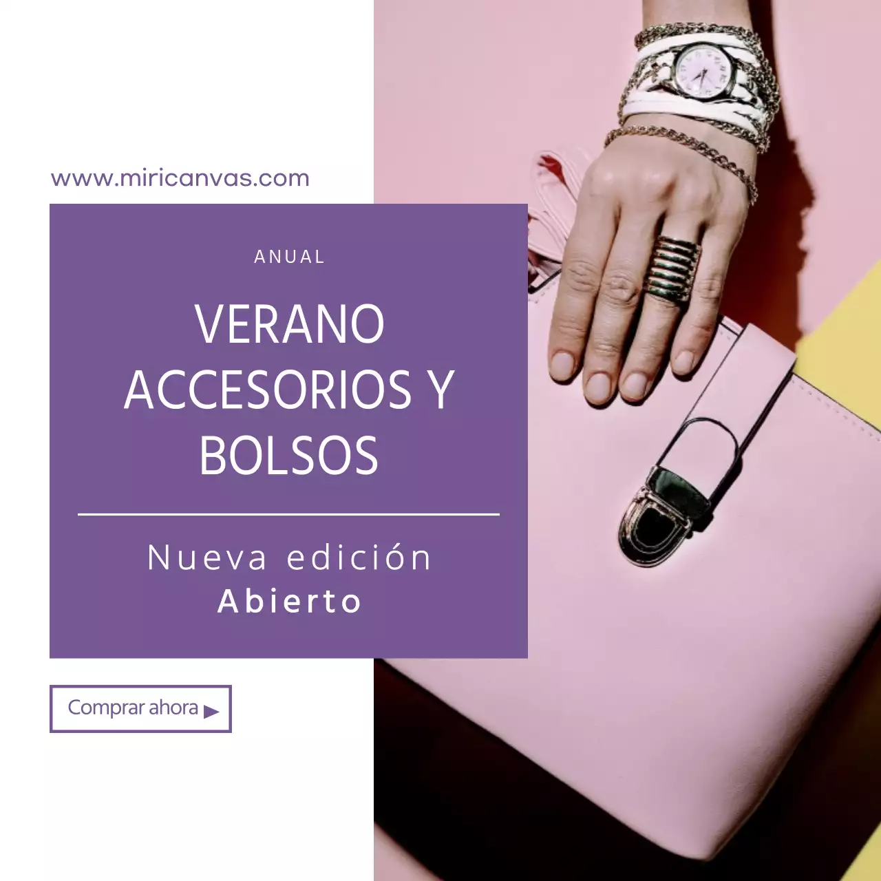 Ya está disponible la nueva edición de la bolsa rosa de accesorios de verano