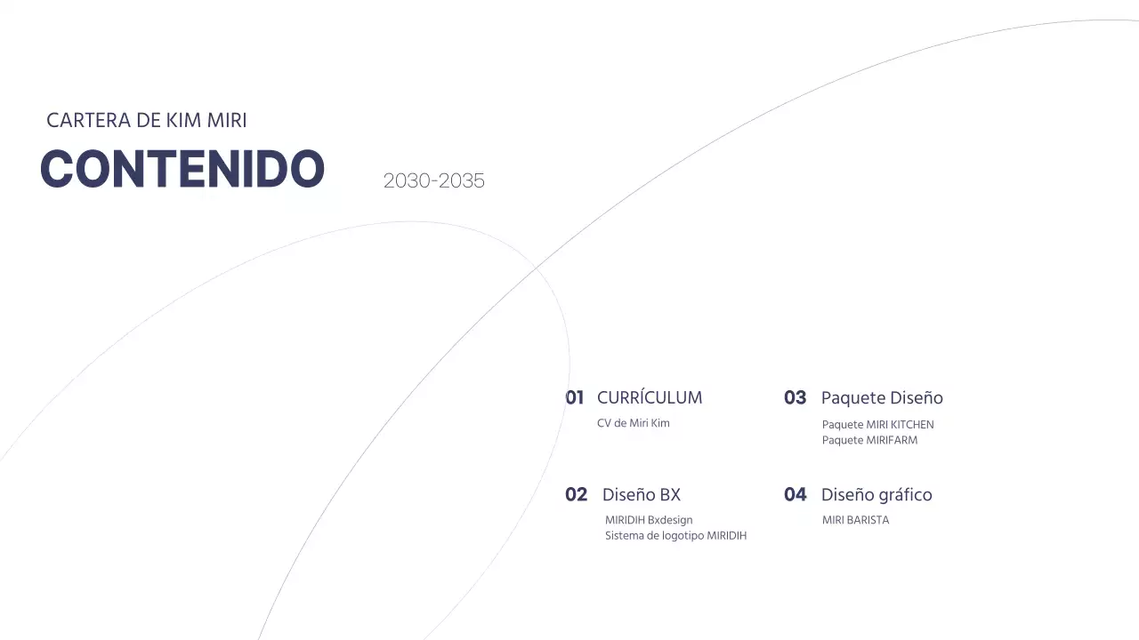 Presentación de portafolio para diseñadores