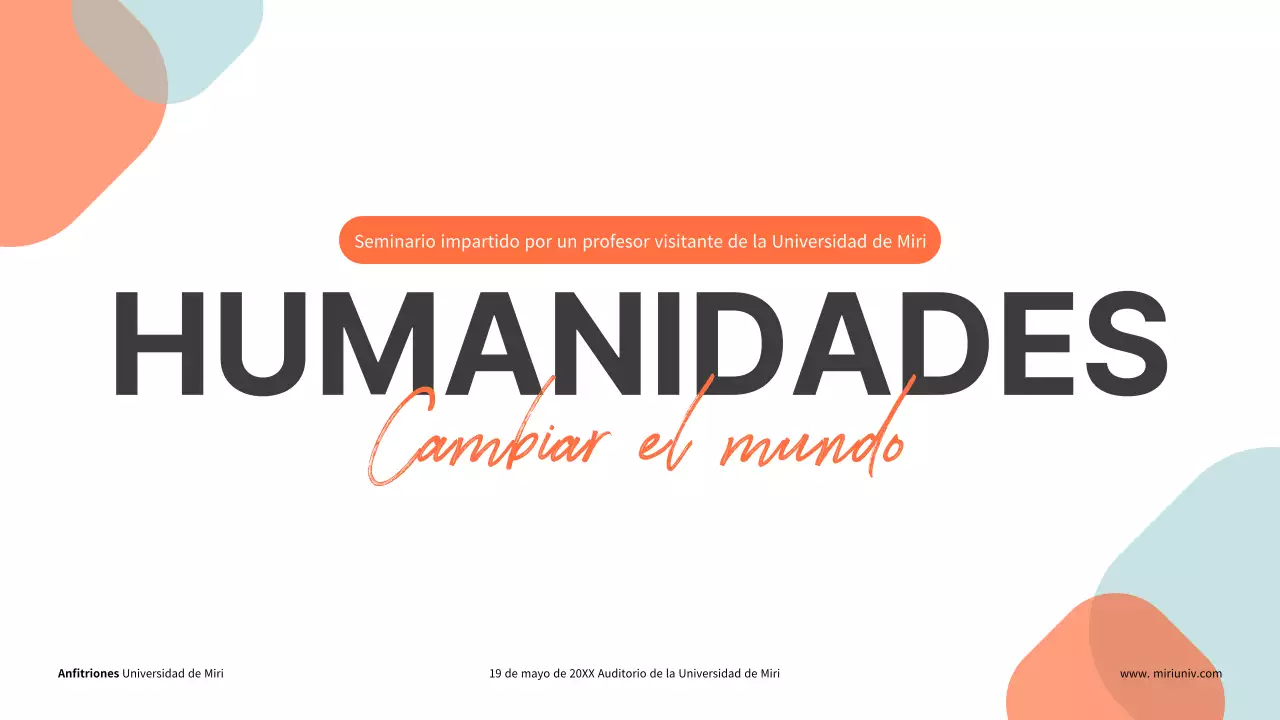 Presentaciones para seminarios