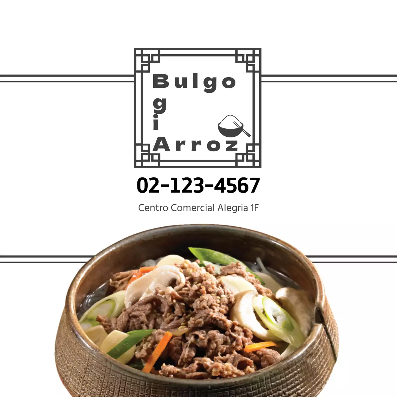 Refeição de bulgogi
