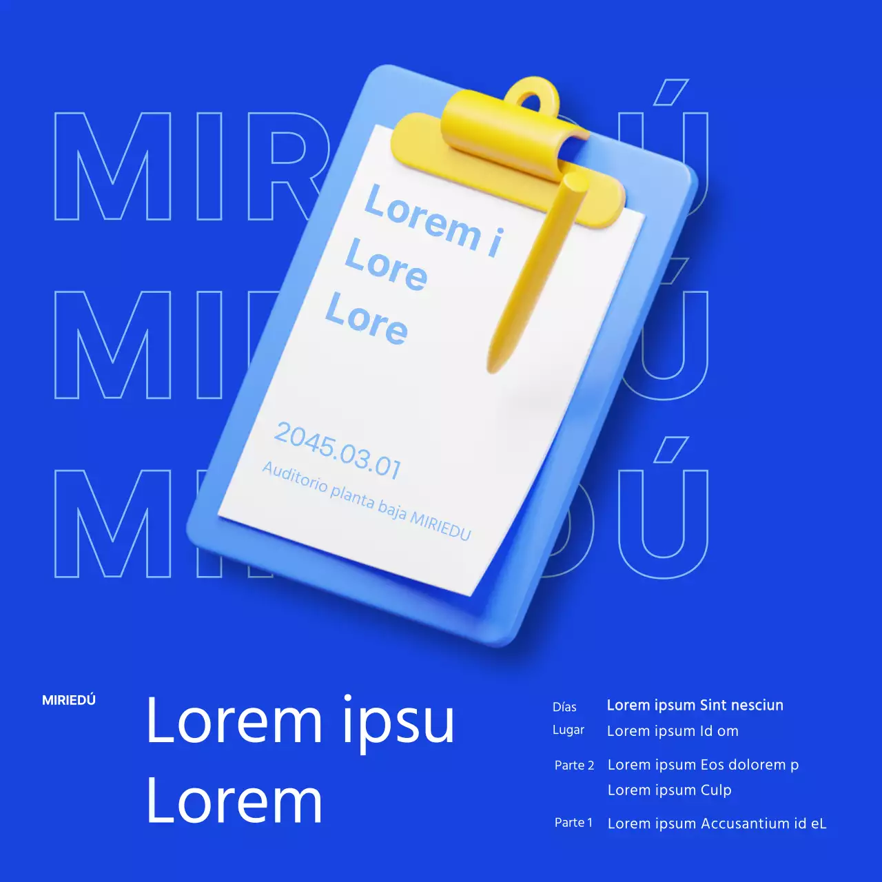 Resúmenes azules, limpios y con acentos gráficos para las clases de repaso