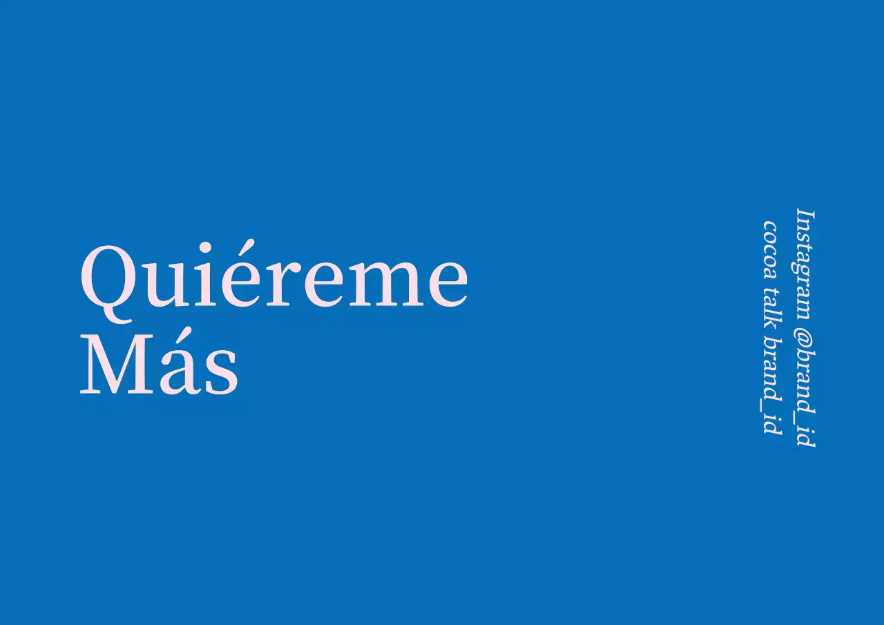 Etiqueta de marca azul-rosa