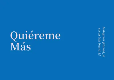 Etiqueta de marca azul-rosa