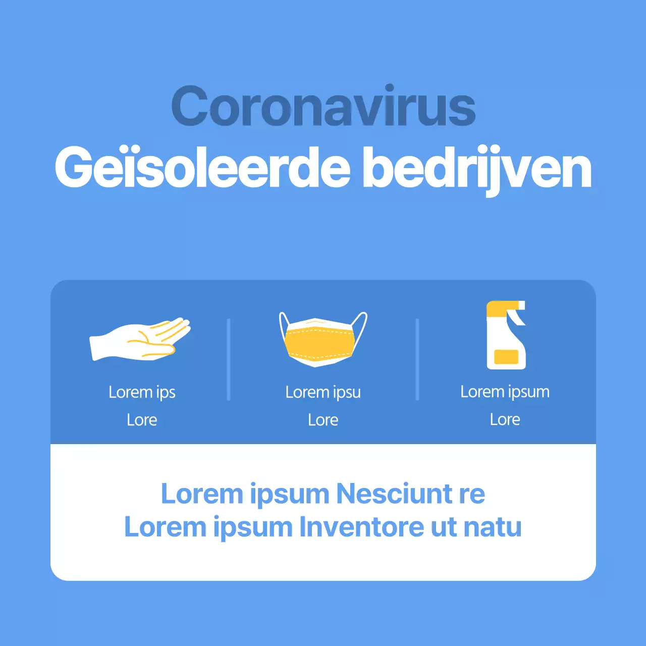 Quarantaine/actieve preventie bedrijven