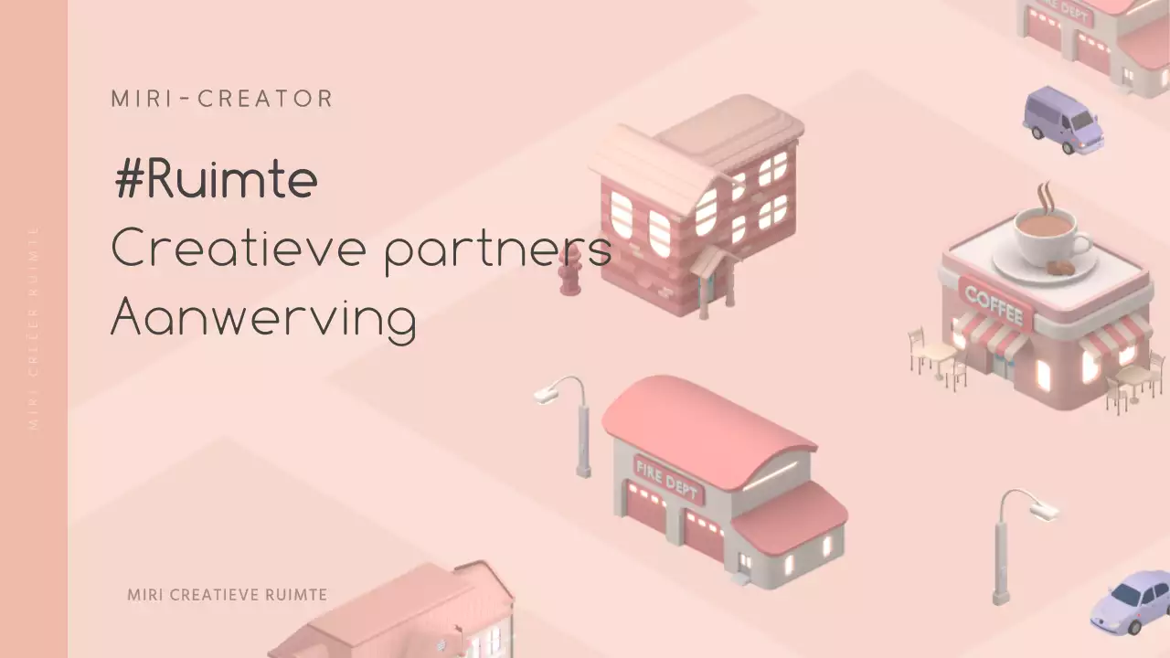 roze 3d driedimensionaal concept lokale maker wervingsgids