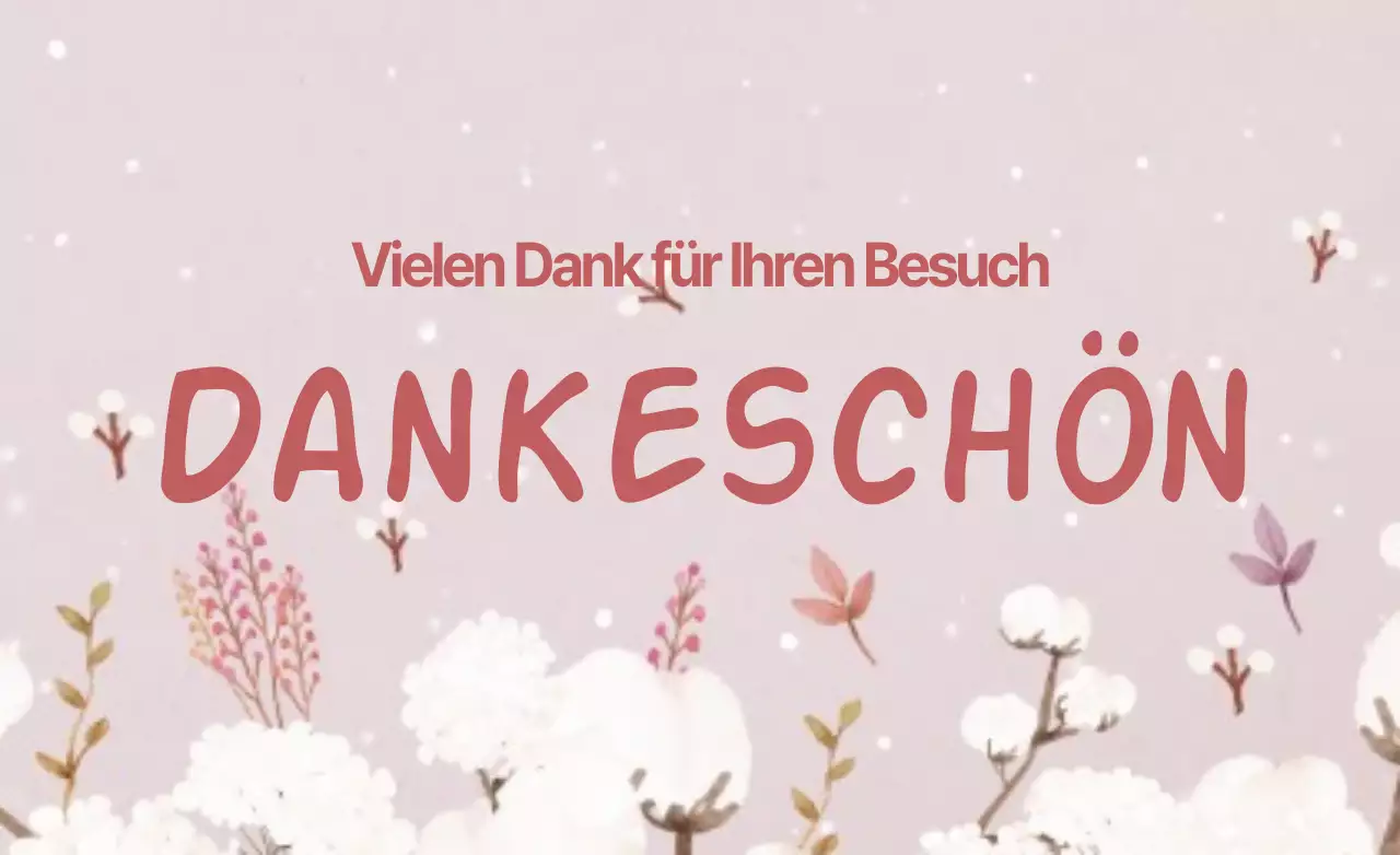 Vielen Dank für Ihren Besuch