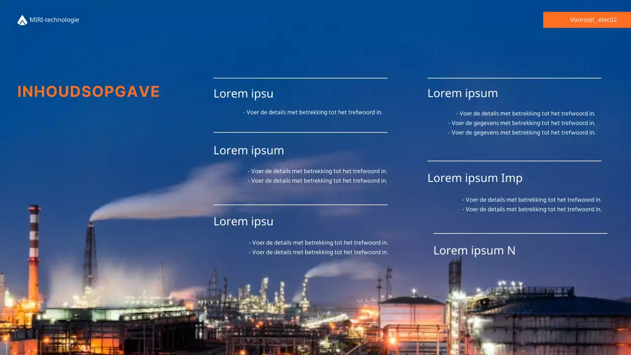 Voorstel om blauwe en oranje opladers voor elektrische voertuigen te leveren