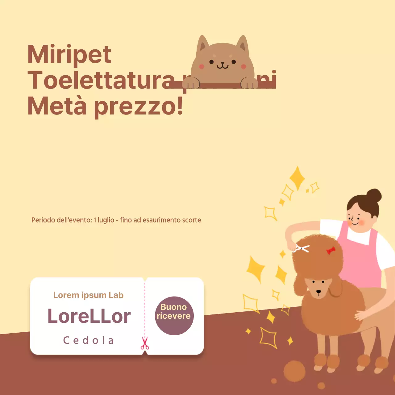 Toelettatura per cani