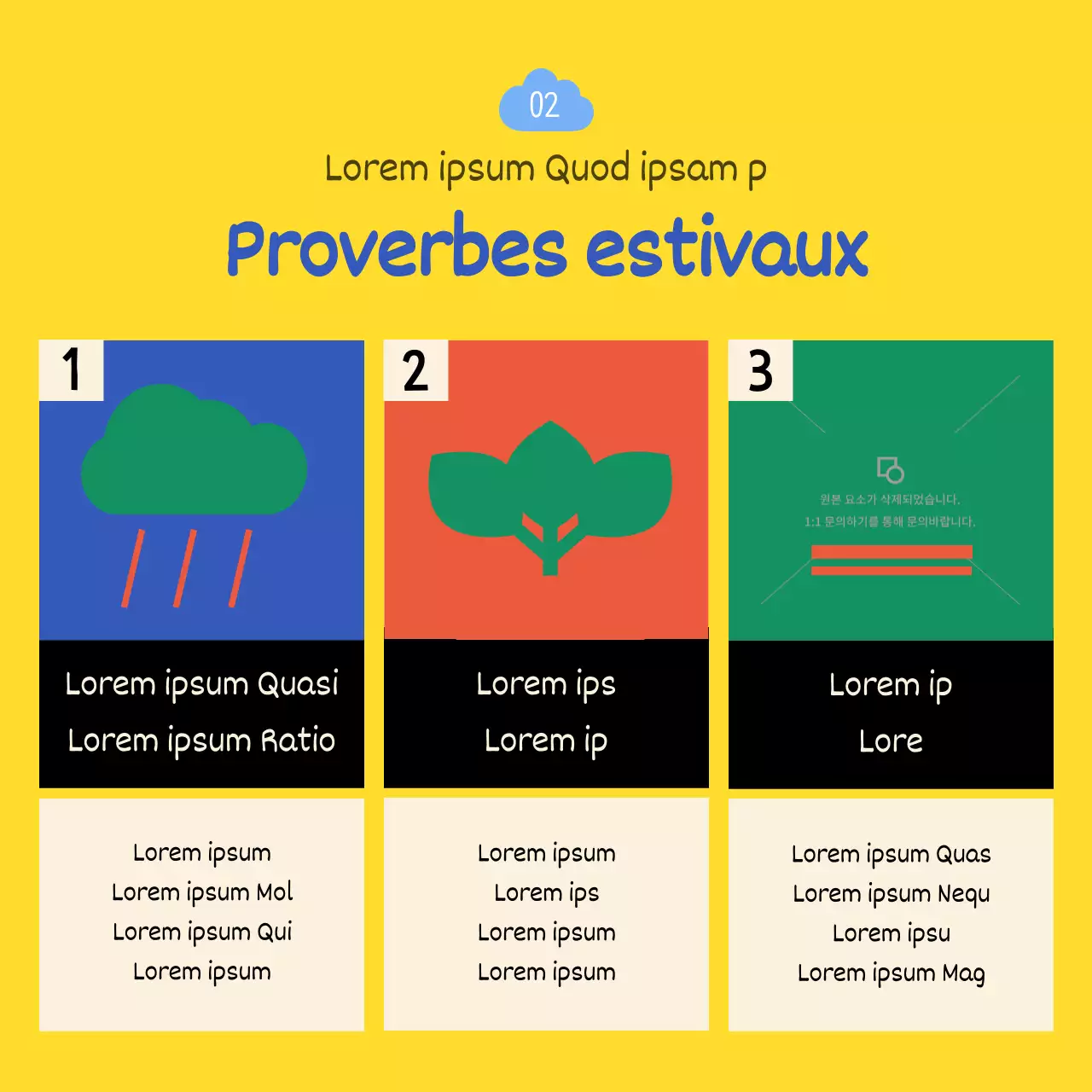 Illustrations colorées Dictons météorologiques amusants