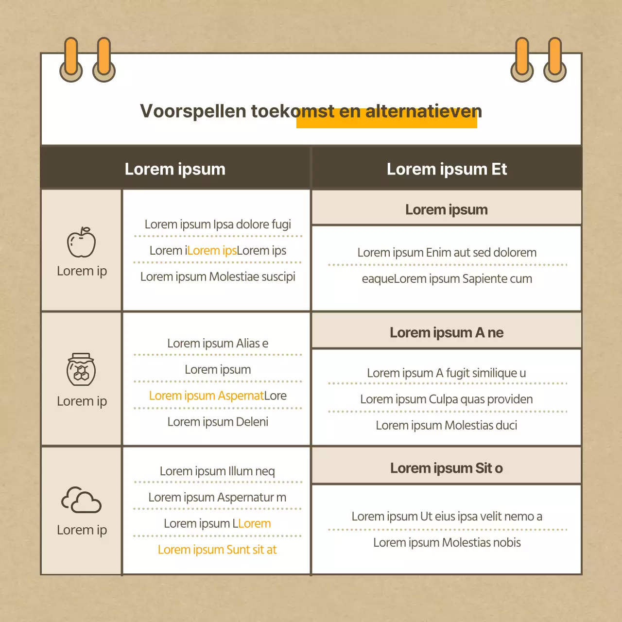 Beige ontbrekende bijen kaartNieuws ontwerp