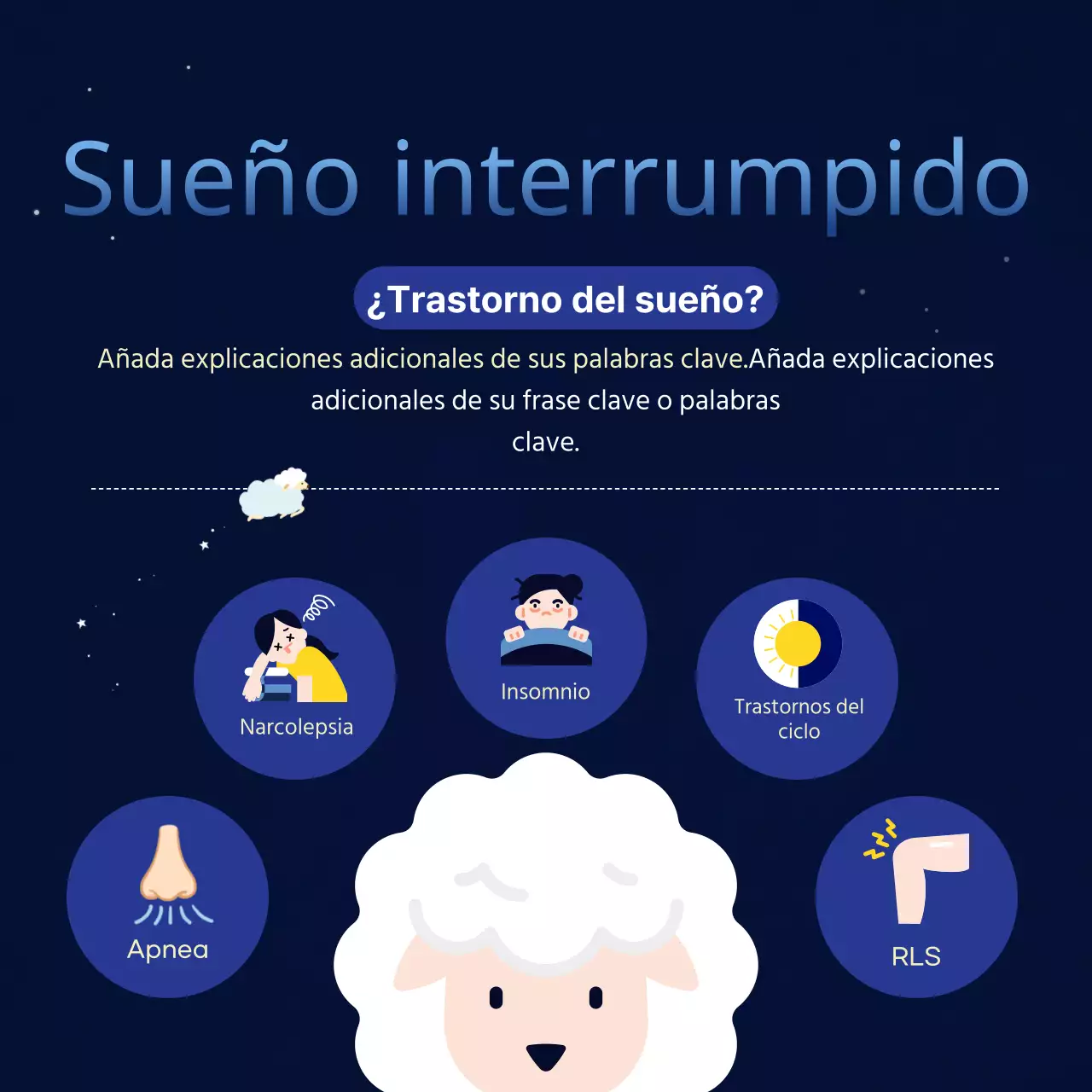 Noches oscuras y soñadoras de azul marino y morado huéspedes indeseados Diagnóstico del insomnio