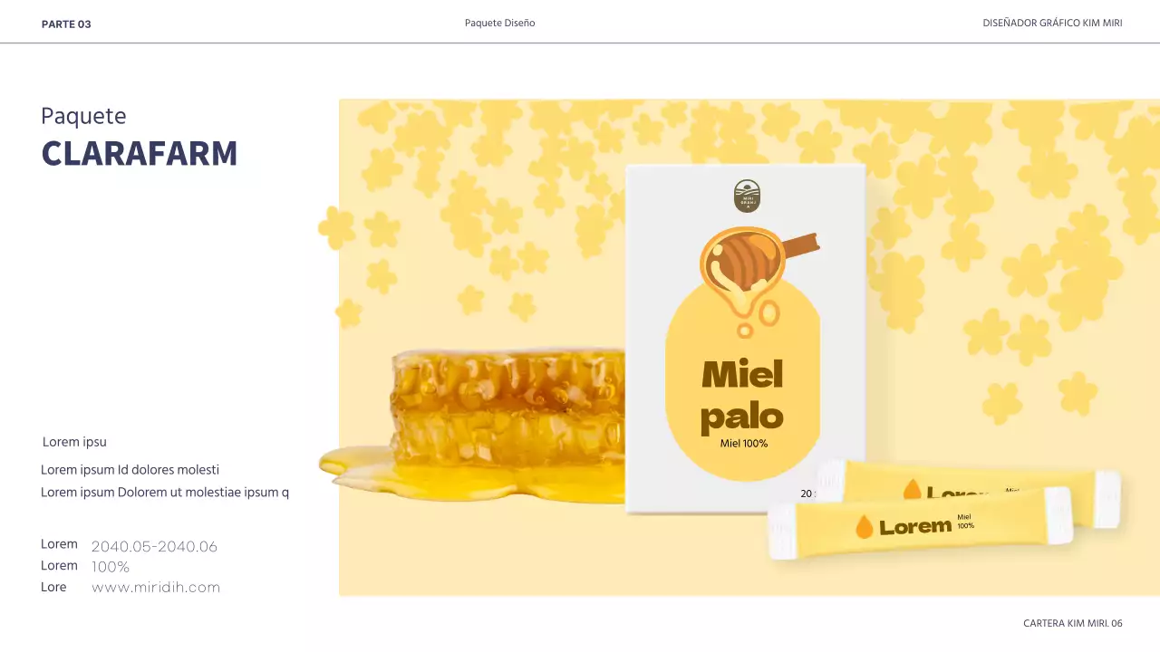 Presentación de portafolio para diseñadores