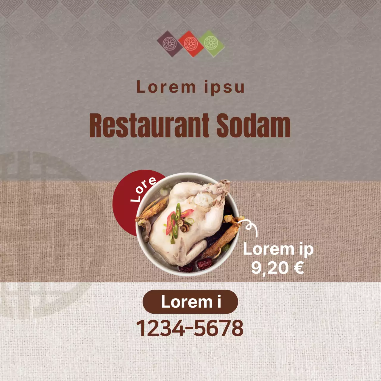 Photo brune met en valeur Restaurant traditionnel Nouilles japonaises soba