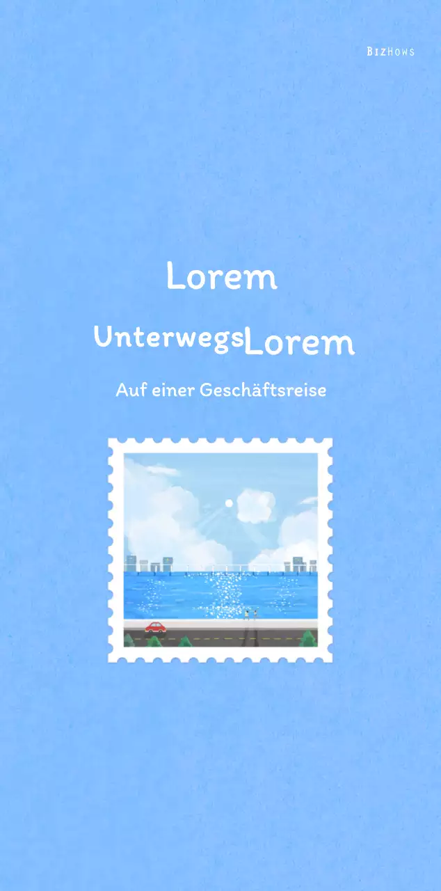 Stempelillustrationen mit einem warmen Konzept