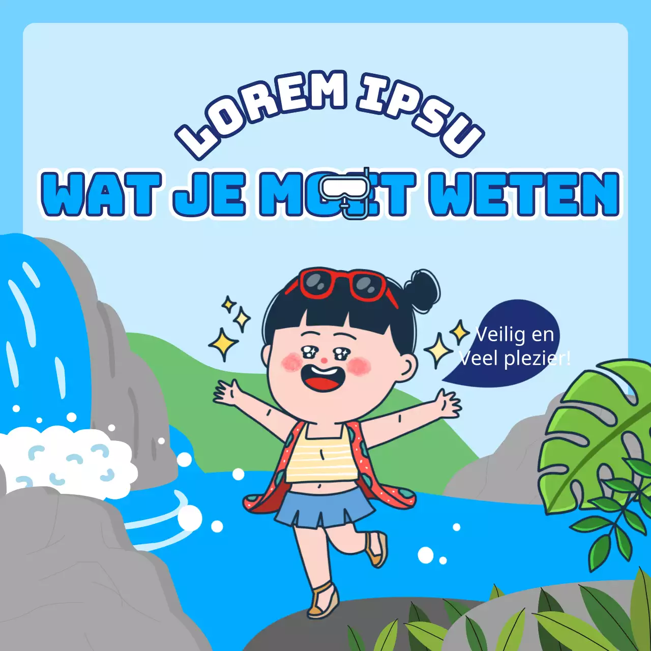 Wat te doen voor en na een schattige blauwe dip