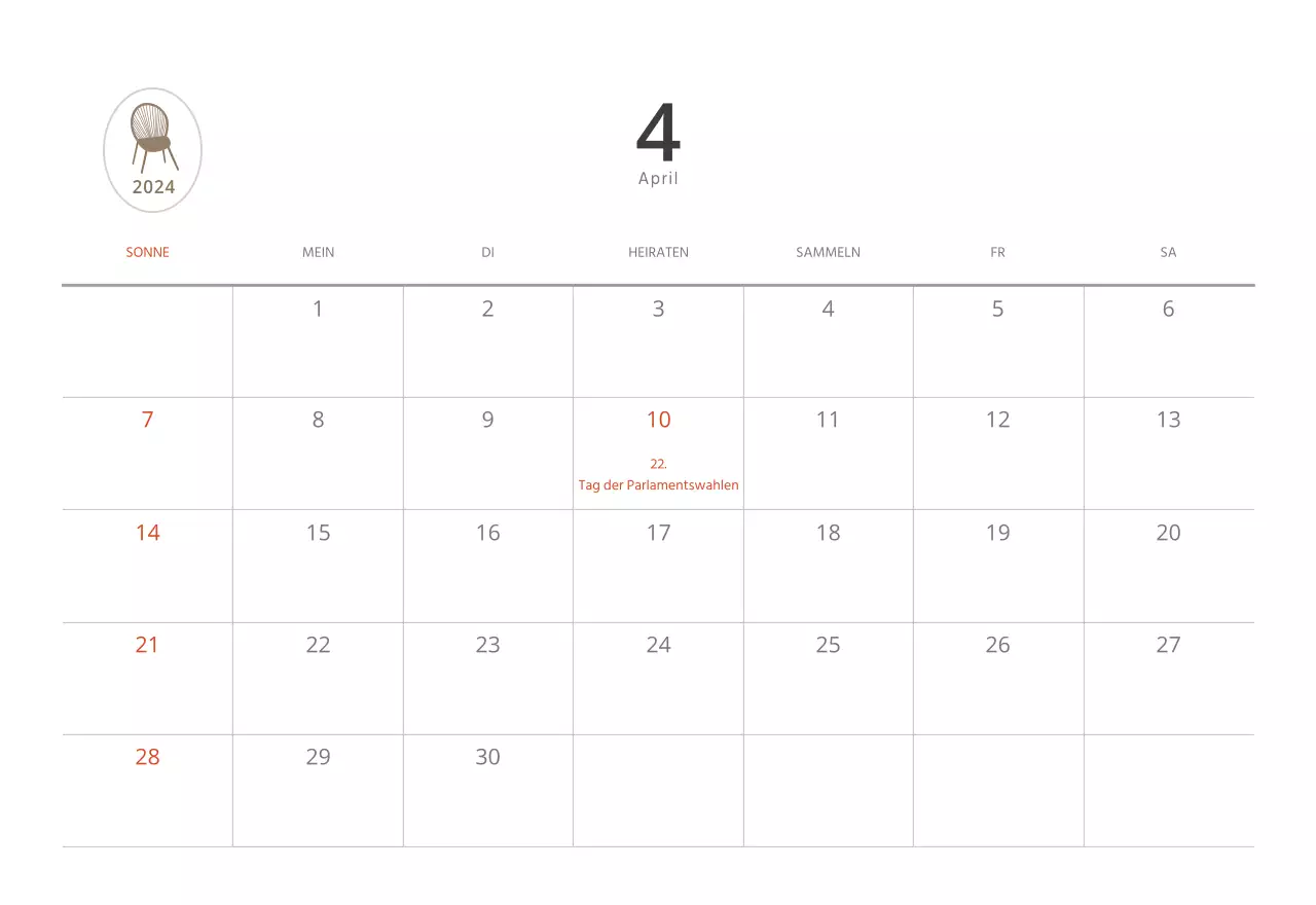 Einfache, natürliche Möbel in Beige und neutralen Farben