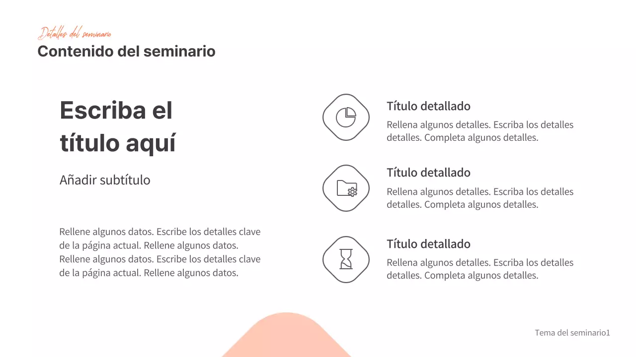 Presentaciones para seminarios