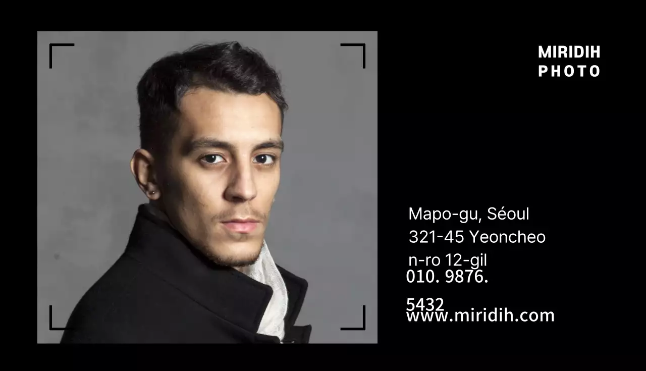 Cartes de visite de photographe