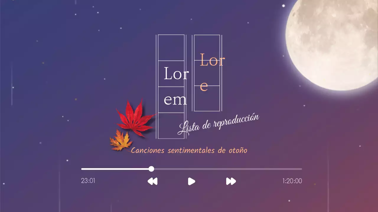 Lista de canciones de otoño Emotional autumn songs playlist