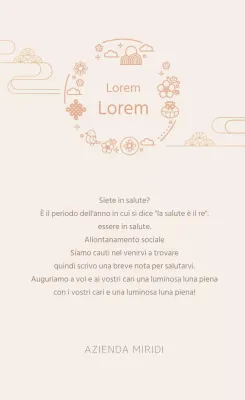 Semplici adesivi di auguri Obon