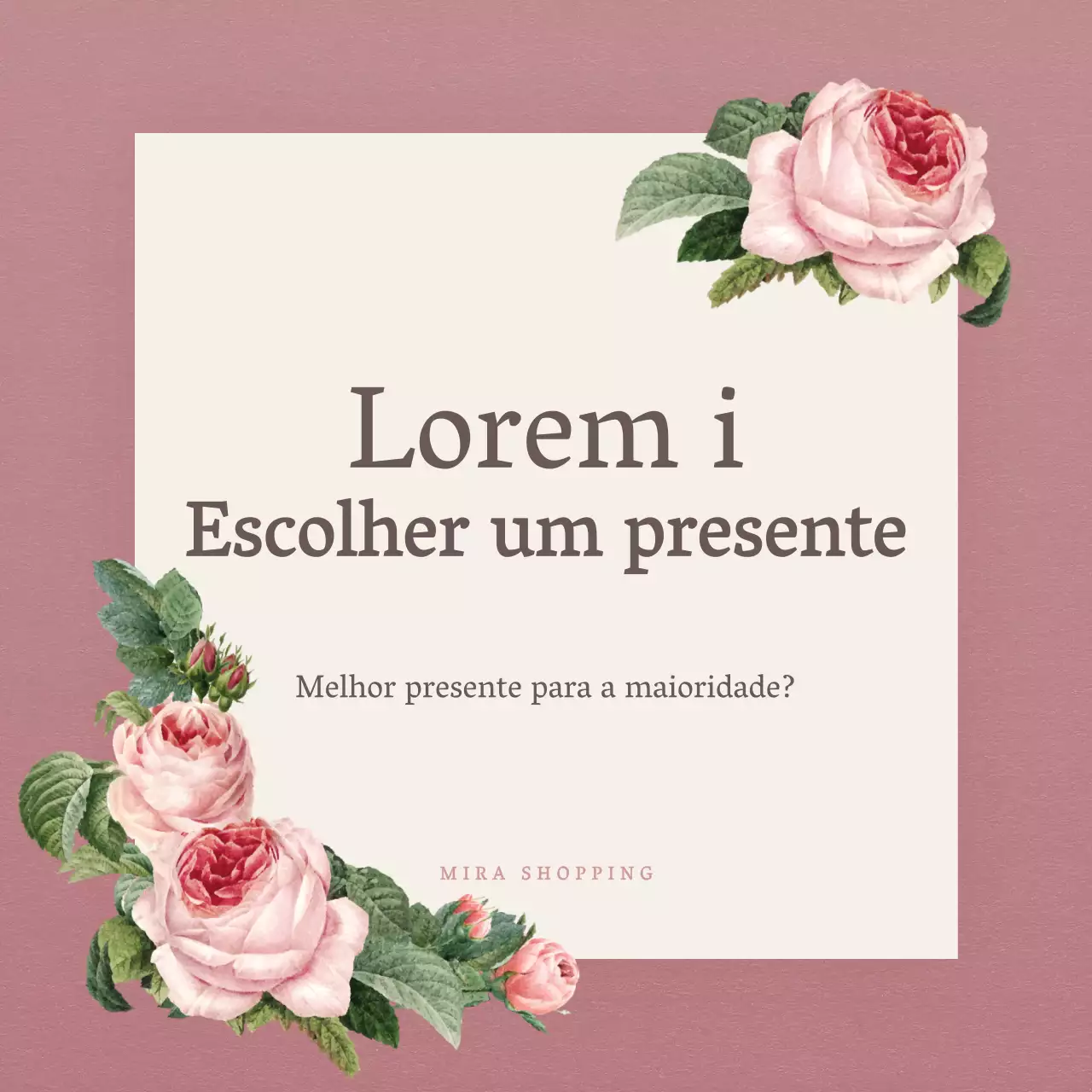 Presentes de passagem de idade