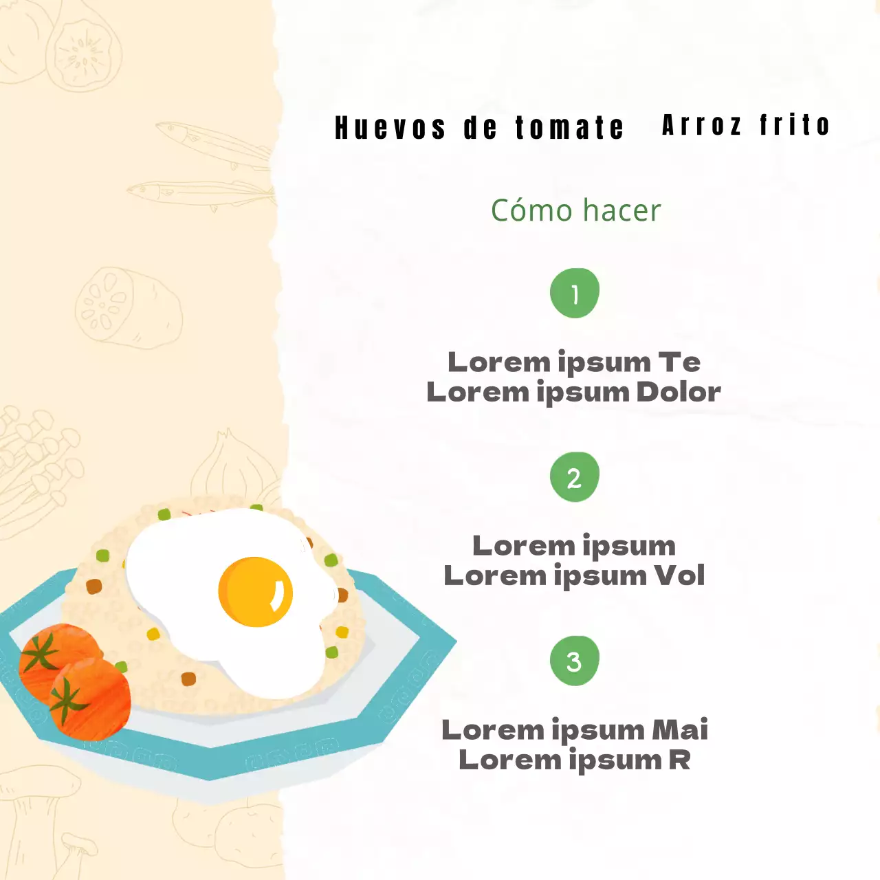 Compartir recetas culinarias de Beige