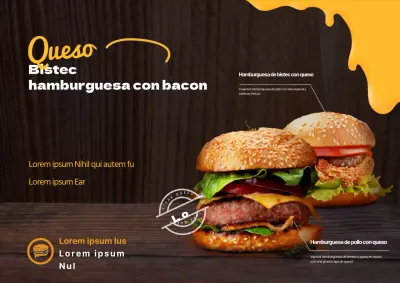 Promocione su hamburguesa