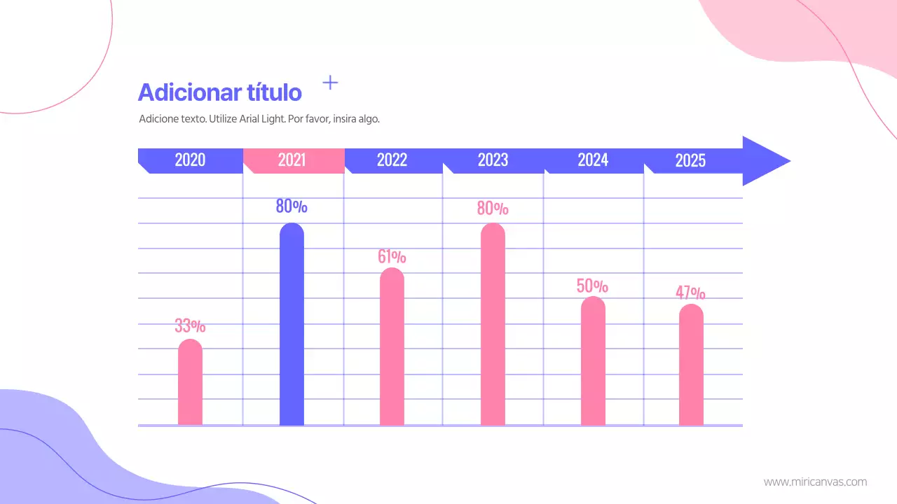 rosa azul linha cronológica gráfico infográficos gráficos de crescimento negócios